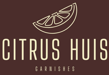 Citrus Huis logo with citrus slice icon, premium dried citrus garnishes handcrafted in Australia for cocktails